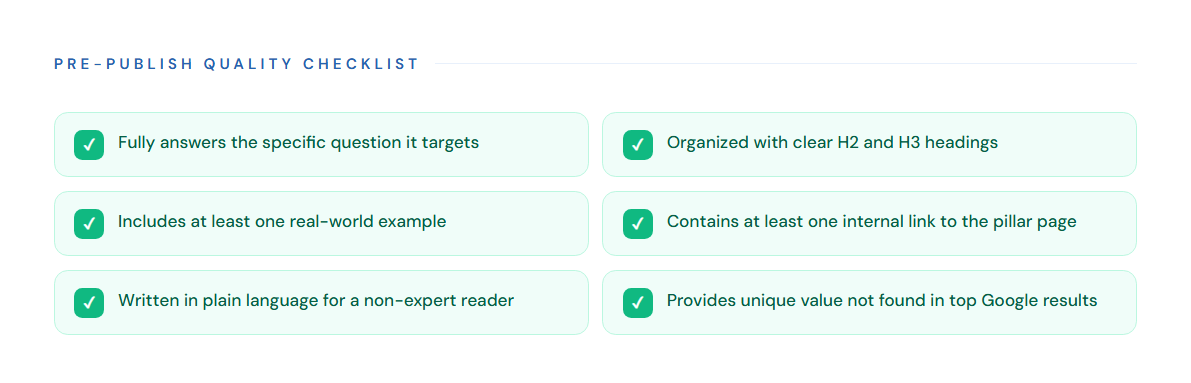 how to build topical cluster - the six dos